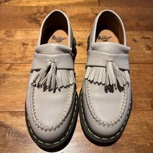 Dr. Martens Taupe Leather Loafers